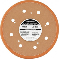 Dynabrade - 6" Diam Disc Backing Vacuum Replacement Pad - Medium Density, 12,000 RPM - Exact Tool & Supply