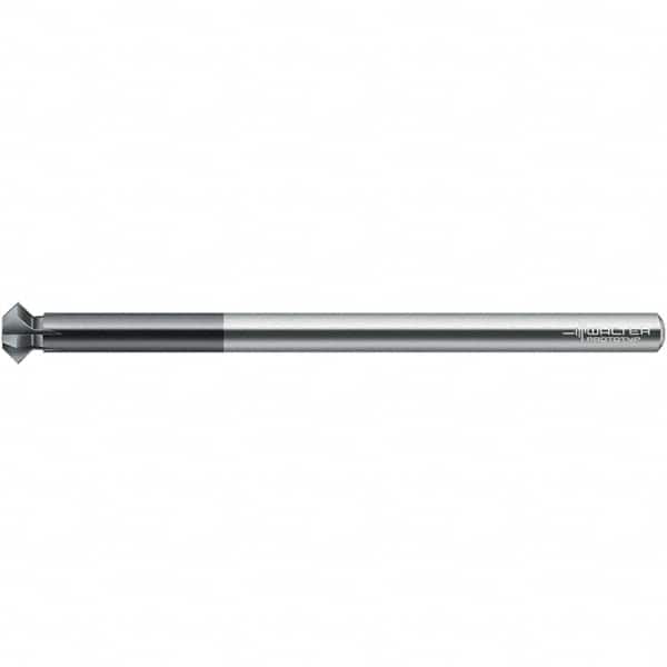 Walter-Prototyp - 0.016" Cutter Head Diam, 3.937" OAL, Right Hand Back Chamfer - Exact Tool & Supply