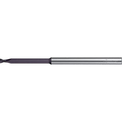 Walter-Prototyp - 4mm, 2 Flute, Solid Carbide, 0.5mm End Mill - 3-15/16" OAL, 30° Helix, Right Hand Flute, 40mm LOC, Right Hand Cut - Exact Tool & Supply