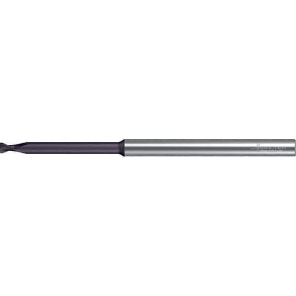 Walter-Prototyp - 4mm, 2 Flute, Solid Carbide, 0.5mm End Mill - 3-15/16" OAL, 30° Helix, Right Hand Flute, 30mm LOC, Right Hand Cut - Exact Tool & Supply