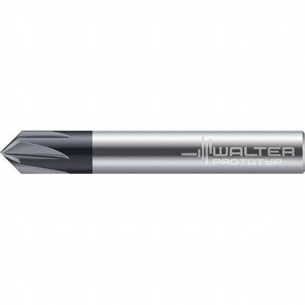 Walter-Prototyp - 1.5mm Diam Solid Carbide Chamfer Mill - Exact Tool & Supply
