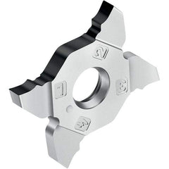 Walter - GD8 Grade WSM23S, 3mm Cutting Width Grooving Insert - 0.2mm Corner Radius, TiAlN+Al2O3+(Al) Finish - Exact Tool & Supply