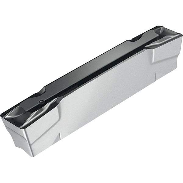 Walter - UF8 Grade WSM23S, 3.25mm Cutting Width Grooving Insert - 0.1mm Corner Radius, TiAlN+Al2O3+(Al) Finish - Exact Tool & Supply