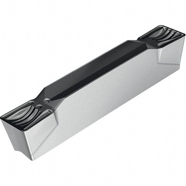 Walter - UF4 Grade WSM33S, 8mm Cutting Width Grooving Insert - 4mm Max Depth of Cut, 0.8mm Corner Radius, TiAlN+Al2O3+(Al) Finish - Exact Tool & Supply