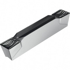 Walter - UF4 Grade WSM33S, 8mm Cutting Width Grooving Insert - 4mm Max Depth of Cut, 0.8mm Corner Radius, TiAlN+Al2O3+(Al) Finish - Exact Tool & Supply