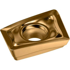 Walter - D51 Grade WKP35S Milling Insert - 4.92mm Thick, 11.78mm Inscribed Circle, 0.8mm Corner Radius - Exact Tool & Supply