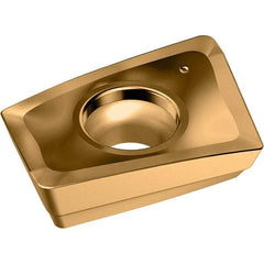 Walter - A57 Grade WKP35G Milling Insert - 2.58mm Thick, 6.1mm Inscribed Circle, 0.4mm Corner Radius - Exact Tool & Supply