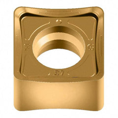Walter - F57 Grade WKK25S Milling Insert - 6.4mm Thick, 12.7mm Inscribed Circle, 1.2mm Corner Radius - Exact Tool & Supply