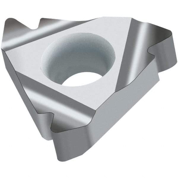Walter - Internal Left Hand M (Metric 60°, MF 60°, UN 60°, UNC 60°, UNF 60°) Laydown Threading Insert - Grade WXM20, TiCN Coated 9.53mm Inscribed Circle - Exact Tool & Supply