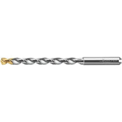 Walter-Titex - 6mm 130° Solid Carbide Jobber Drill - TiN Finish, Right Hand Cut, 101mm OAL - Exact Tool & Supply