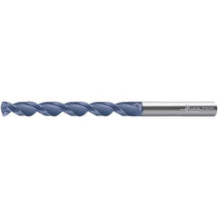 Walter-Titex - 3.3mm 140° Solid Carbide Jobber Drill - TiAlN Finish, Right Hand Cut, 65mm OAL - Exact Tool & Supply