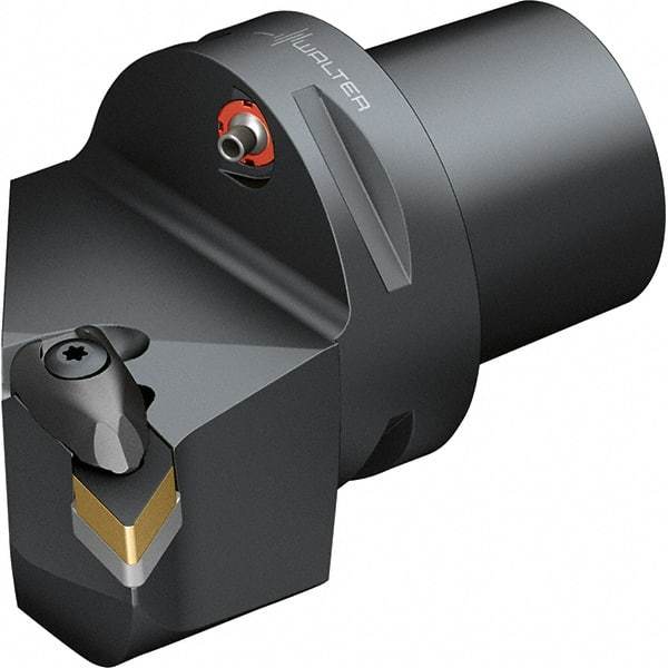 Walter - 138° Lead Angle, Indexable Turning Toolholder - 74mm OAL, Series DDUN-CAPTO-AUSSEN - Exact Tool & Supply