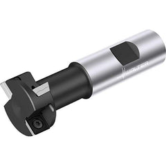 Walter - 1.821" Cutting Diam x 0.817" Cutting Width, 2 Cutter Inserts, Indexable T-Slot Cutter - 4-25/32" OAL - Exact Tool & Supply
