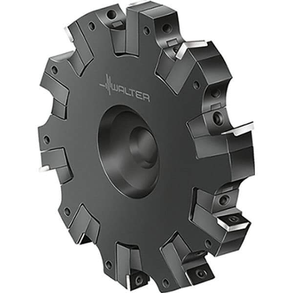 Walter - 0.394" Cutting Width, 125mm Cutter Diam, Indexable Slotting Cutter - Exact Tool & Supply