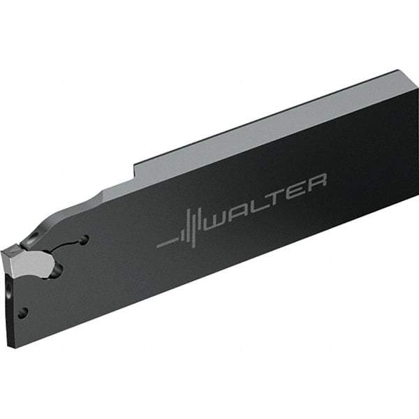 Walter - 1/4" Blade Width, 4.331" OAL, Left Hand Cut, Indexable Cut-Off Blade - 33mm Max Depth of Cut, G2042-CONTRA-P Blade, G2042-CONTRA-P Series - Exact Tool & Supply