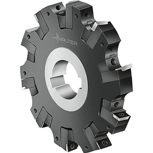 Walter - 0.63" Cutting Width, 125mm Cutter Diam, Indexable Slotting Cutter - Exact Tool & Supply