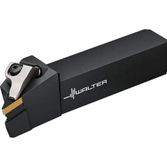 Walter - 93° Lead Angle, 19.05mm Shank Height x 19.05mm Shank Width, Indexable Turning Toolholder - 114.2mm OAL, Series DVJN-ISO-AUSSEN-INCH-P - Exact Tool & Supply