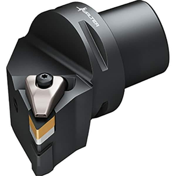 Walter - 107.5° Lead Angle, Indexable Turning Toolholder - 103mm OAL, Series DDHN-CAPTO-AUSSEN-P - Exact Tool & Supply