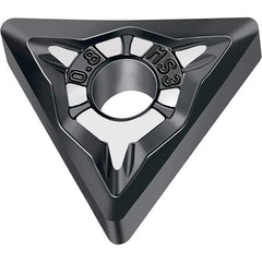 Walter - TNMG MS3 Grade WSM01 Turning Insert - TiAlN+Al2O3+(ZrN) Finish, 60° Triangle, 12.7mm Inscr Circle, 4.76mm Thick, 0.4mm Corner Radius - Exact Tool & Supply