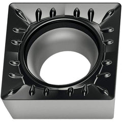 Walter - SCMT RM4 Grade WSM20S Turning Insert - TiAlN+Al2O3+(Al) Finish, 90° Square, 12.7mm Inscr Circle, 4.76mm Thick, 0.8mm Corner Radius - Exact Tool & Supply