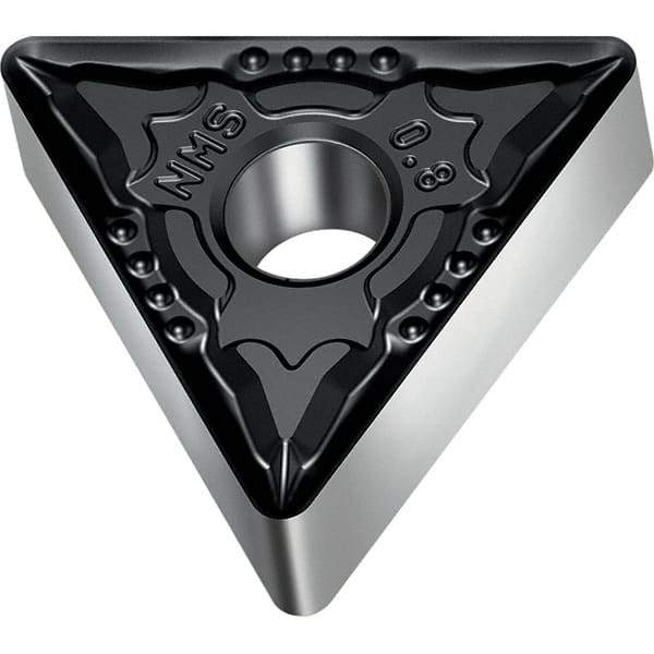 Walter - TNMG NMS Grade WSM20S Turning Insert - TiAlN+Al2O3+(Al) Finish, 60° Triangle, 9.53mm Inscr Circle, 4.76mm Thick, 0.4mm Corner Radius - Exact Tool & Supply