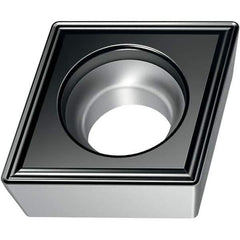 Walter - CCMT FP6 Grade WPP20S Turning Insert - TiCN+Al2O3+(TiCN) Finish, 80° Rhombic, 9.53mm Inscr Circle, 3.97mm Thick, 0.4mm Corner Radius - Exact Tool & Supply