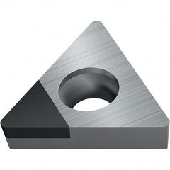 Walter - TCGW FS-1 Grade WDN10 Turning Insert - Polycrystaline Diamond Finish, 60° Triangle, 9.53mm Inscr Circle, 3.97mm Thick, 0.8mm Corner Radius - Exact Tool & Supply