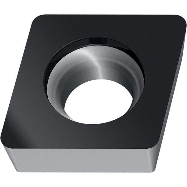 Walter - CPMW RK6 Grade WKK20S Turning Insert - TiCN+Al2O3+(TiCN) Finish, 80° Rhombic, 6.35mm Inscr Circle, 2.38mm Thick, 0.4mm Corner Radius - Exact Tool & Supply