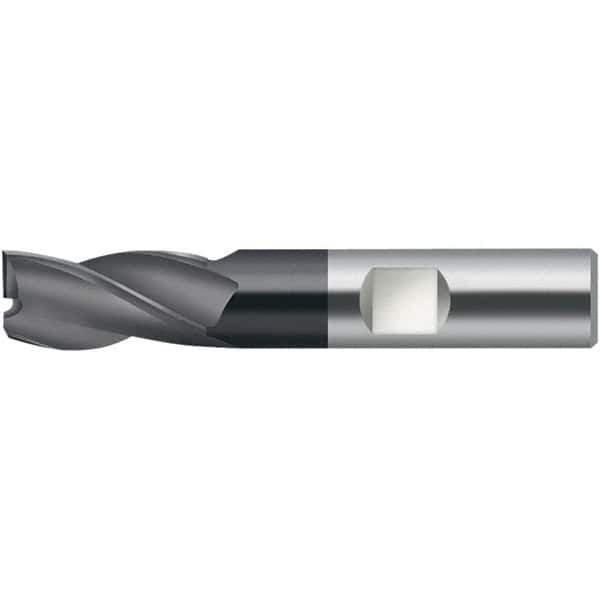 Walter-Prototyp - 3.8mm, 5mm LOC, 6mm Shank Diam, 54mm OAL, 3 Flute, Solid Carbide Square End Mill - TiAlN Finish, 30° Helix, Right Hand Cut, Right Hand Flute, Series MC716-W-3-A - Exact Tool & Supply