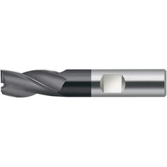 Walter-Prototyp - 15.7mm, 16mm LOC, 16mm Shank Diam, 82mm OAL, 3 Flute, Solid Carbide Square End Mill - TiAlN Finish, 30° Helix, Right Hand Cut, Right Hand Flute, Series MC716-W-3-A - Exact Tool & Supply