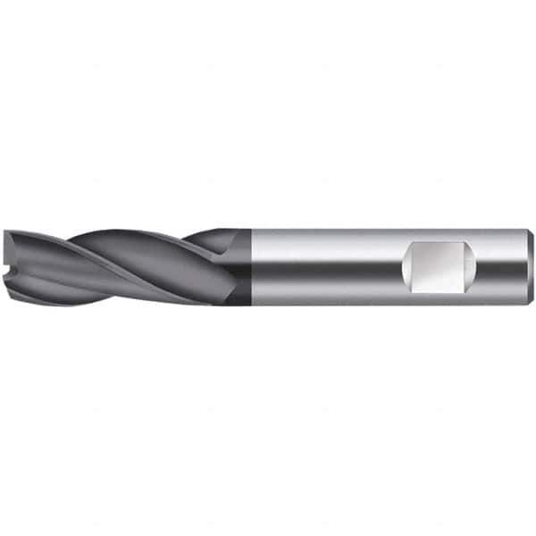 Walter-Prototyp - 2.5mm, 7mm LOC, 6mm Shank Diam, 57mm OAL, 3 Flute, Solid Carbide Square End Mill - TiCN Finish, 30° Helix, Right Hand Cut, Right Hand Flute, Series H3127116 - Exact Tool & Supply