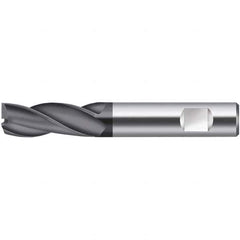 Walter-Prototyp - 2.5mm, 7mm LOC, 6mm Shank Diam, 57mm OAL, 3 Flute, Solid Carbide Square End Mill - TiCN Finish, 30° Helix, Right Hand Cut, Right Hand Flute, Series H3127116 - Exact Tool & Supply