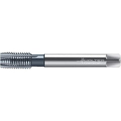 Walter-Prototyp - M27x3.00, 4 Flute, TiCN Finish, High Speed Steel Spiral Point Tap - Right Hand Thread, 160mm OAL, 36mm Thread Length, 18mm Shank Diam, Series 2026616 - Exact Tool & Supply