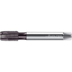 Walter-Prototyp - M9x0.50, 3 Flute, Hardlube Finish, High Speed Steel Spiral Point Tap - Right Hand Thread, 90mm OAL, 18mm Thread Length, 6mm Shank Diam, Series EP2126342 - Exact Tool & Supply