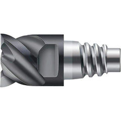 Walter-Prototyp - Grade WJ30TF Carbide Milling Tip Insert - TiAlN Finish, 4 Flutes, 20mm Cutting Diam, 21mm Depth of Cut, 50° Helix - Exact Tool & Supply