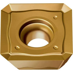 Walter - F57 Grade WKP35G Milling Insert - 3.97mm Thick, 9.52mm Inscribed Circle, 0.3mm Corner Radius - Exact Tool & Supply
