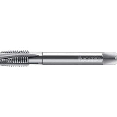 Walter-Prototyp - 7/16-14, 4 Flute, Uncoated, High Speed Steel Spiral Point Tap - Right Hand Thread, 110mm OAL, 25mm Thread Length, 12mm Shank Diam, Series 22257 - Exact Tool & Supply
