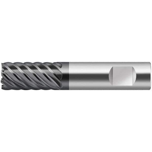 Walter-Prototyp - 6mm, 13mm LOC, 6mm Shank Diam, 57mm OAL, 6 Flute, Solid Carbide Square End Mill - TiCN Finish, 50° Helix, Right Hand Cut, Right Hand Flute, Series H3121138 - Exact Tool & Supply
