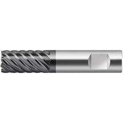 Walter-Prototyp - 16mm, 32mm LOC, 16mm Shank Diam, 92mm OAL, 6 Flute, Solid Carbide Square End Mill - TiCN Finish, 50° Helix, Right Hand Cut, Right Hand Flute, Series H3121138 - Exact Tool & Supply