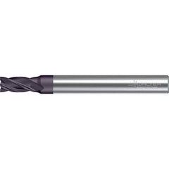 Walter-Prototyp - 7mm, 11mm LOC, 8mm Shank Diam, 58mm OAL, 4 Flute, Solid Carbide Square End Mill - TiAlN Finish, 30° Helix, Right Hand Cut, Right Hand Flute, Series MC111-A-4-A - Exact Tool & Supply
