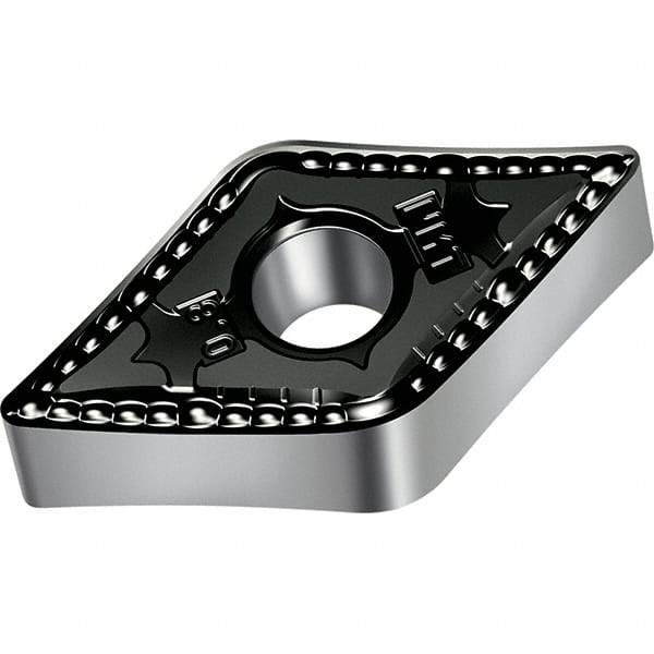 Walter - DNMG NMT Grade WSM20S Turning Insert - TiAlN+Al2O3+(Al) Finish, 55° Rhombic, 9.53mm Inscr Circle, 4.76mm Thick, 0.4mm Corner Radius - Exact Tool & Supply