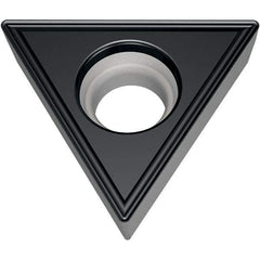 Walter - TCMT FM6 Grade WSM20S Turning Insert - TiAlN+Al2O3+(Al) Finish, 60° Triangle, 6.35mm Inscr Circle, 2.38mm Thick, 0.8mm Corner Radius - Exact Tool & Supply