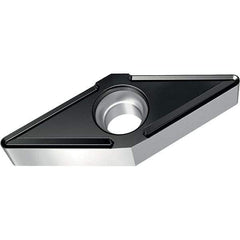 Walter - VBMT FM6 Grade WSM10S Turning Insert - TiAlN+Al2O3+(Al) Finish, 35° Rhombic, 9.53mm Inscr Circle, 4.76mm Thick, 1.2mm Corner Radius - Exact Tool & Supply