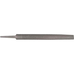 Stanley - 8" Long, Bastard Cut, Half Round American-Pattern File - Single Cut, 1/4" Overall Thickness - Exact Tool & Supply