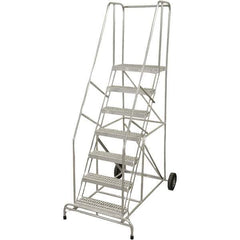 Cotterman - Rolling & Wall Mounted Ladders & Platforms Type: Rolling Warehouse Ladder Style: Rolling Safety Ladder - Exact Tool & Supply