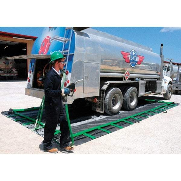 UltraTech - 4,488 Gal 22 oz PVC Containment Berm, Rapid Rise Model - 1' High x 50' Wide x 12" Long - Exact Tool & Supply