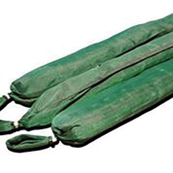 UltraTech - 1 Gal, 9' Long, 4" Diam, Woven Polymer/Activated Carbon Filter Sock, Activated Carbon - Stormwater & Construction, Green - Exact Tool & Supply