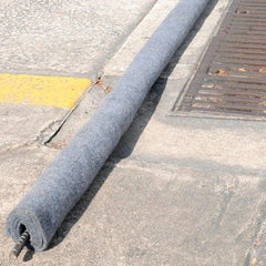 UltraTech - 3.3 Gal, 8' Long, 3" Diam, Ultra-X-TEX Trench Filter Boom - Stormwater & Construction, Gray - Exact Tool & Supply