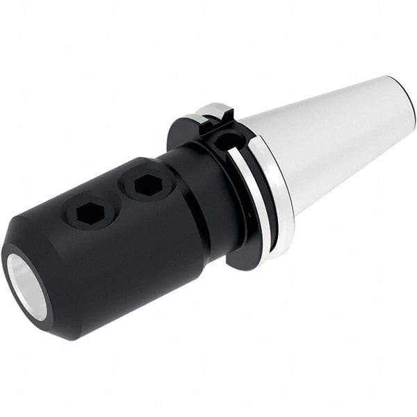Seco - CAT50 Taper Shank 1-1/2" Hole End Mill Holder/Adapter - 132.59mm Nose Diam, 6" Projection, Through-Spindle & DIN Flange Coolant - Exact Tool & Supply