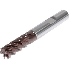Seco - 10mm, 5 Flute, Single End, Solid Carbide, 1mm Corner Radius End Mill - 89mm OAL, 48° Helix, Right Hand Flute, 40mm LOC, Right Hand Cut, 47mm Extended Reach - Exact Tool & Supply
